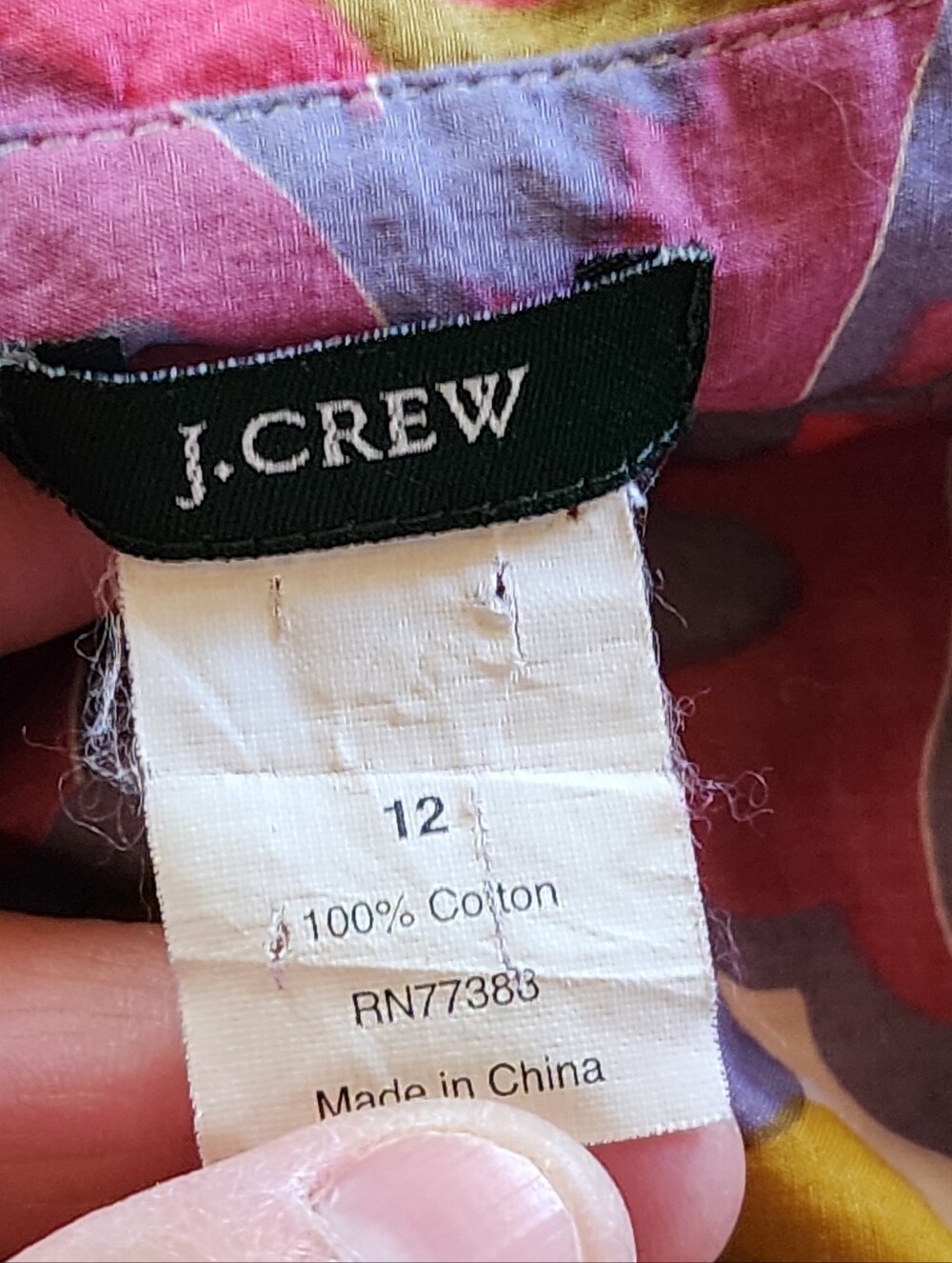 J. Crew Multicolor Floral Button-Up Shirt - Picture 5 of 5